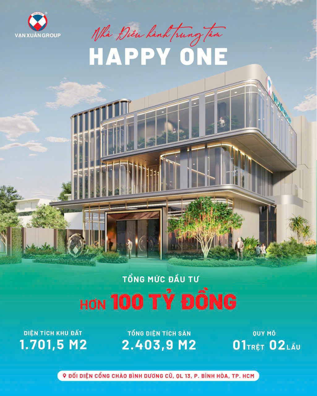 Nhà điều hành dự án Happy One Mori